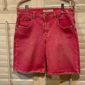 Vibrant Pink Jean Shorts for Women